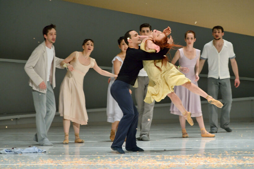 Jiří Bubeníček and Natalia Sologub. Giselle. Photo: Marc Haegeman.